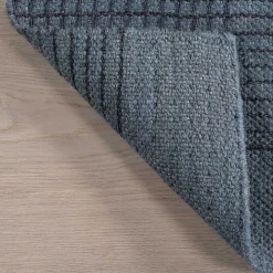 Blue Plaid Emily Henderson x RugsUSA Area Rug, 6x9