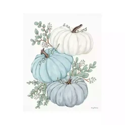 Blue Pumpkin Trio Canvas Print