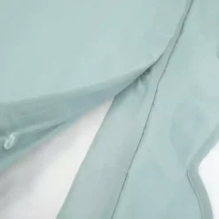 Blue Scallop Edge 3-pc. Full/Queen Duvet Cover Set