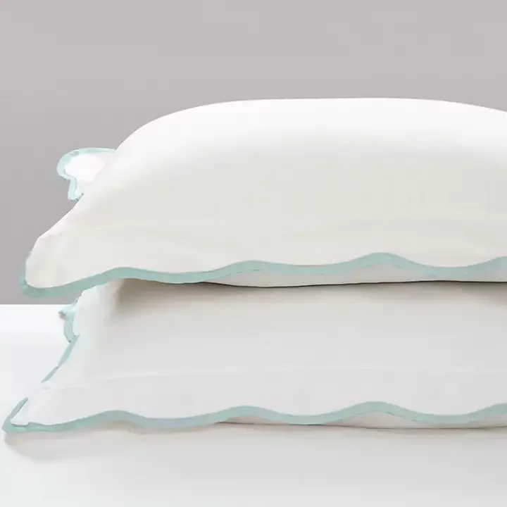 Blue Scalloped Edge 3-pc. King Comforter Set