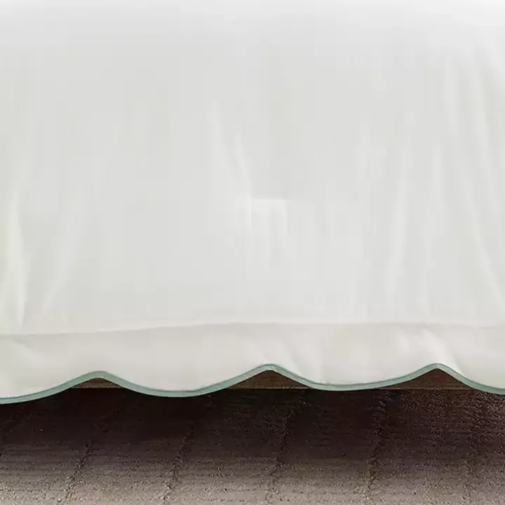 Blue Scalloped Edge 3-pc. King Comforter Set