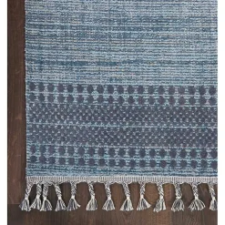 Blue Scandinavian Stripe Runner