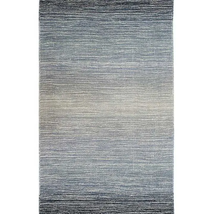 Blue Shading Outdoor Area Rug, 8x10