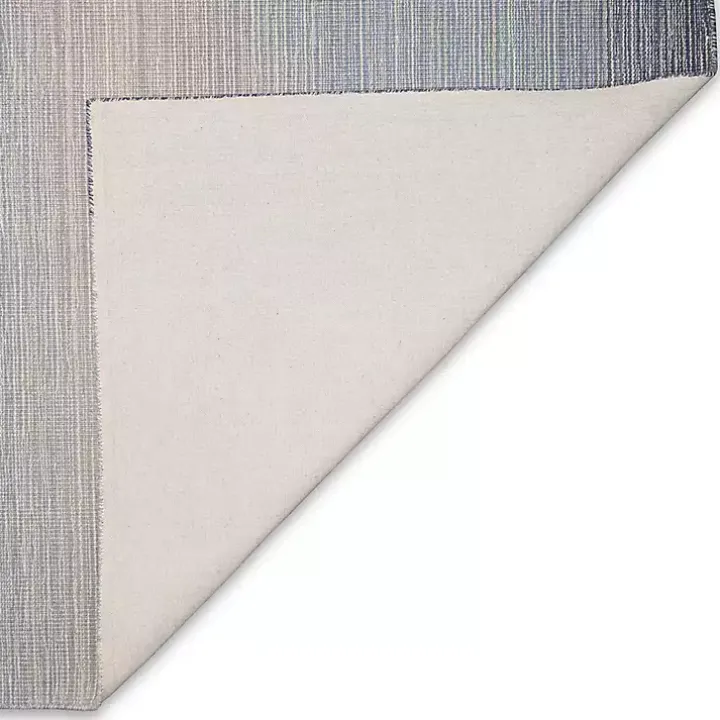 Blue Shading Outdoor Area Rug, 8x10