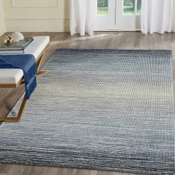 Blue Shading Outdoor Area Rug, 8x10