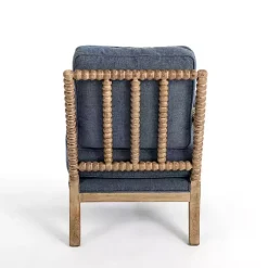 Blue Spencer Spindle Armchair
