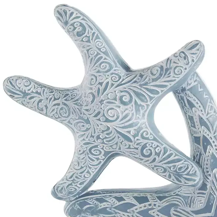 Blue Starfish Statue