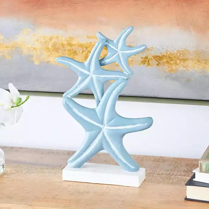 Blue Starfish Statue