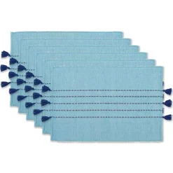 Blue Thera Stripe Placemats, Set of 6