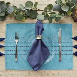 Blue Thera Stripe Placemats, Set of 6