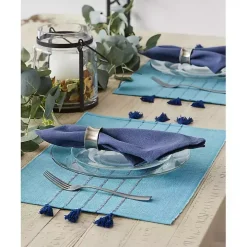 Blue Thera Stripe Placemats, Set of 6