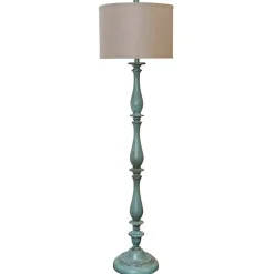Blue Traditional Avignon Floor Lamp