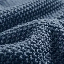 Blue Twin Rylan Knit Blanket