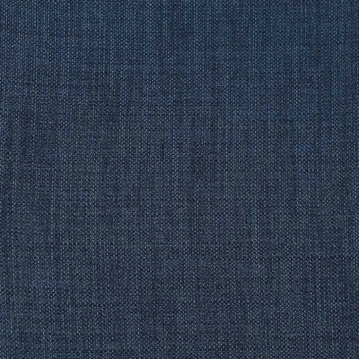 Blue Upholstered Wingback Dining Chairs, Set of 2