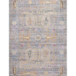 Blue Vintage Killian Area Rug, 5x8