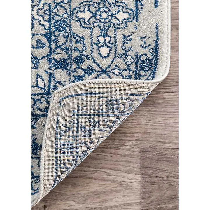 Blue Vintage Odell Area Rug, 5x7