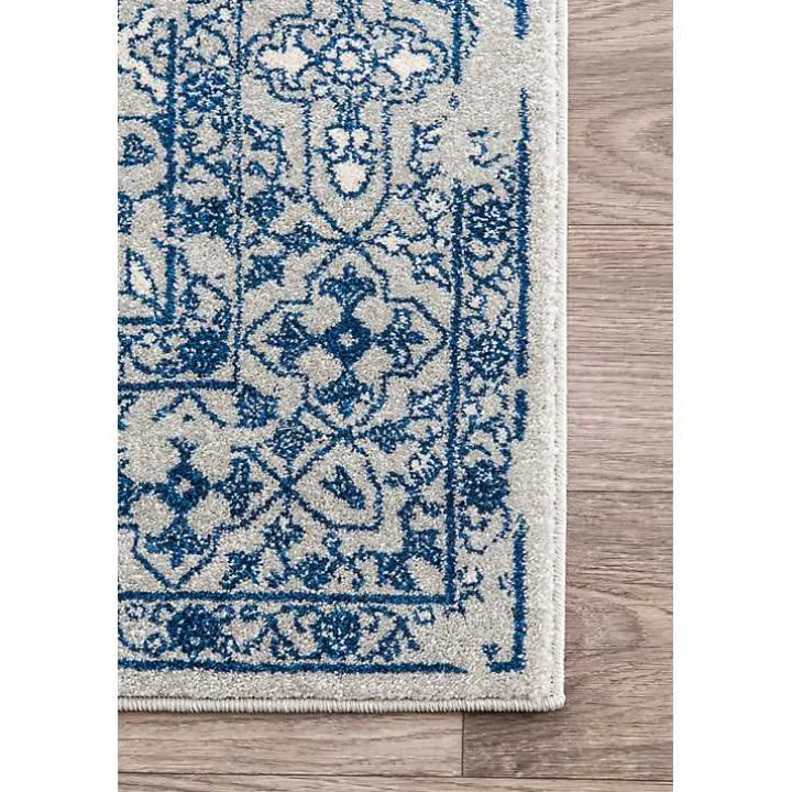 Blue Vintage Odell Area Rug, 5x7