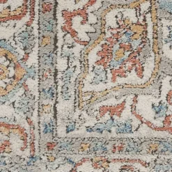 Blue Vintage Raj Area Rug, 5x7