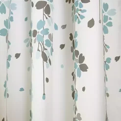 Blue Weeping Flower Curtain Panel Set, 95 in.