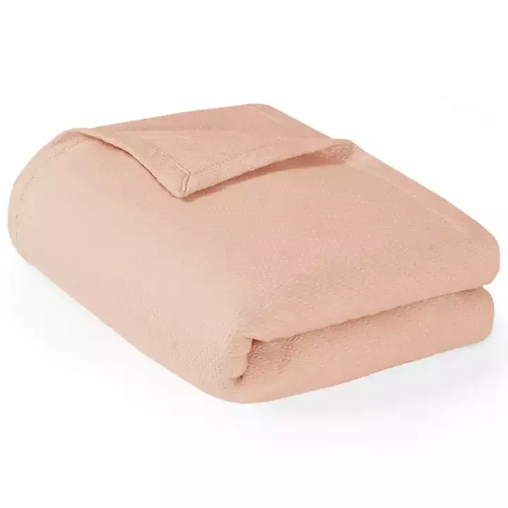 Blush Liquid Cotton Full/Queen Blanket