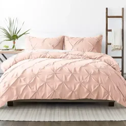 Blush Pinched 2-pc. Twin Duvet Cover Set