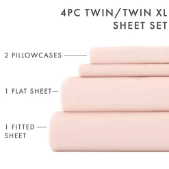 Blush Ultra Soft 4-pc. Twin XL Sheet Set