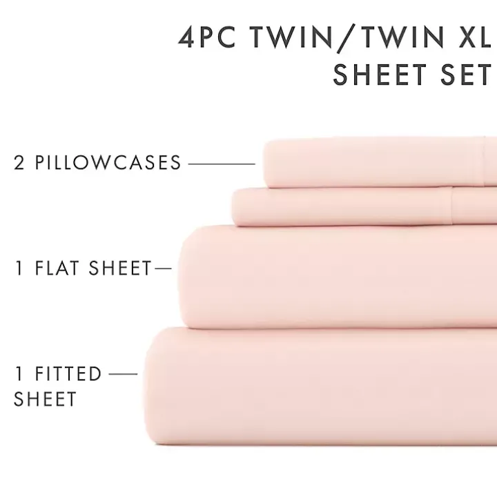 Blush Ultra Soft 4-pc. Twin XL Sheet Set