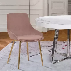 Blush Velvet Heidi Dining Chair