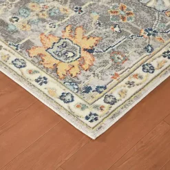 Bohemian Hialeah Gray Accent Rug, 2x3