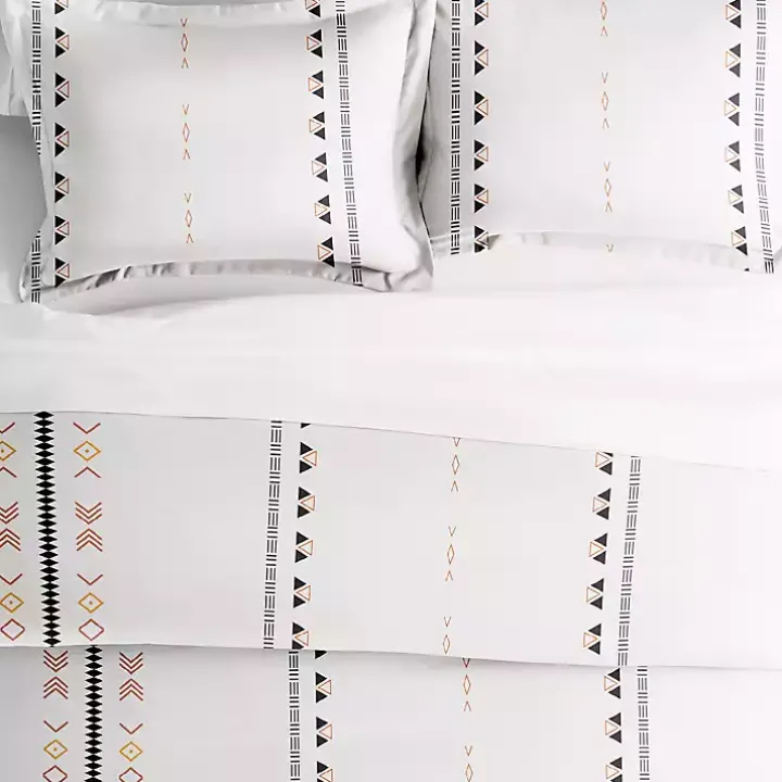 Bohemian Stripe 3-pc. Queen Duvet Cover Set