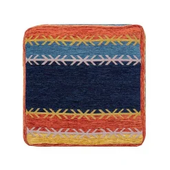 Boho Turkish Stripe Ultra-Soft Pouf