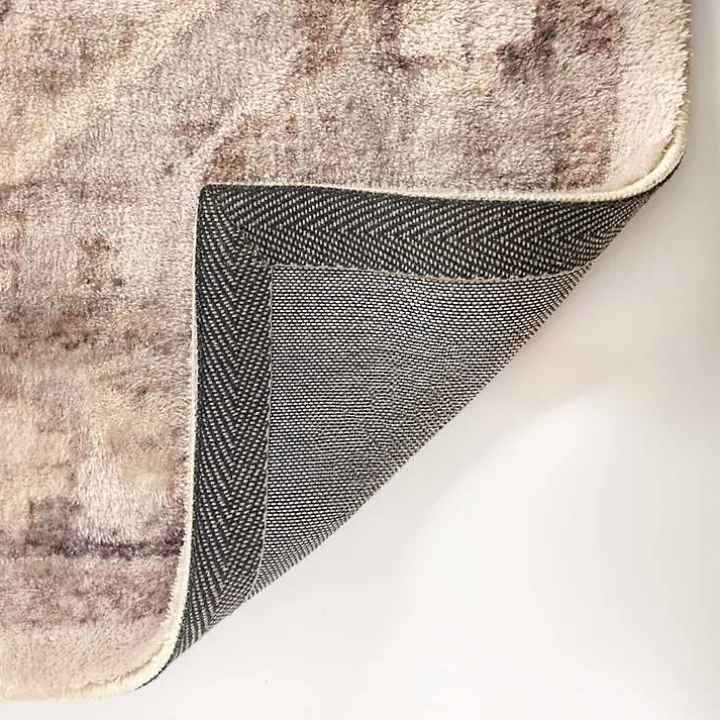 Bone Rosette Area Rug, 5x7