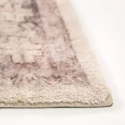 Bone Rosette Area Rug, 5x7