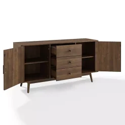 Bonnie Brown Midcentury Sideboard Cabinet