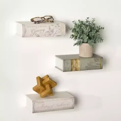 Book Floating Shelves, Set of 3