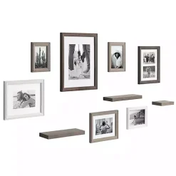 Bordeaux 10-pc. Gallery Wall Frame and Shelf Set