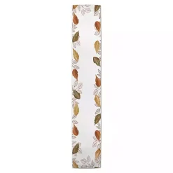 Bordered Autumn Leaves Table Runner, 72 in.