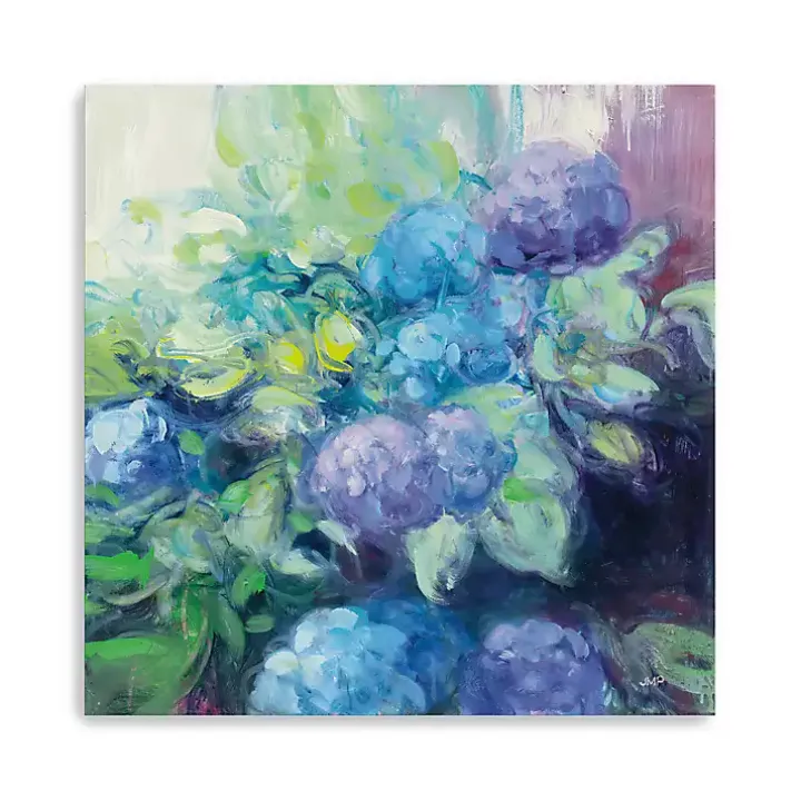 Bright Blooming Hydrangea Canvas Wall Art