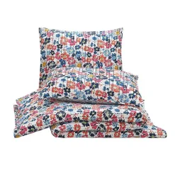 Bright Blossom 3-pc. King Quilt Set