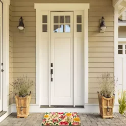 Bright Summer Blossoms Coir Doormat