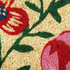 Bright Summer Blossoms Coir Doormat