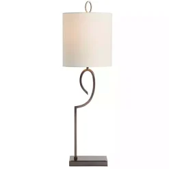 Bronze Abstract Curve Table Lamp