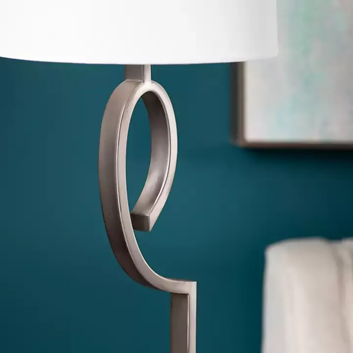 Bronze Abstract Curve Table Lamp