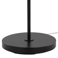 Bronze and Seeded Glass Shade Floor Lamp