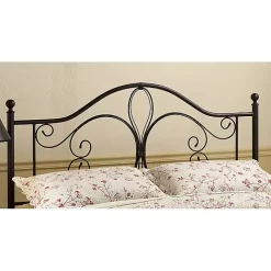 Bronze Meredith Metal Scroll Full/Queen Headboard