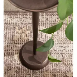Bronze Metal Alicia Accent Table