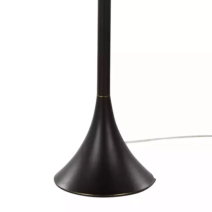 Bronze Metal Hourglass Floor Lamp