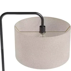 Bronze Metal Puck Floor Lamp