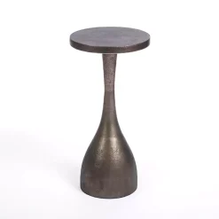 Bronze Metal Tapered Cocktail Table