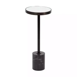 Bronze Mirror Tabletop Round Cocktail Table